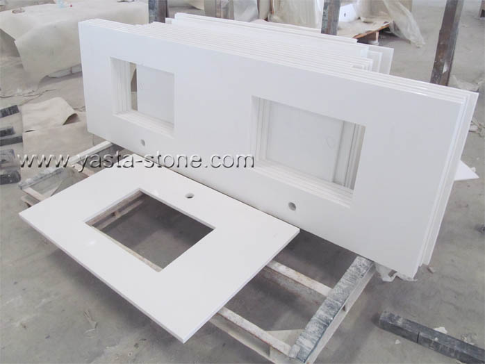 Square Sinks Vanity Tops